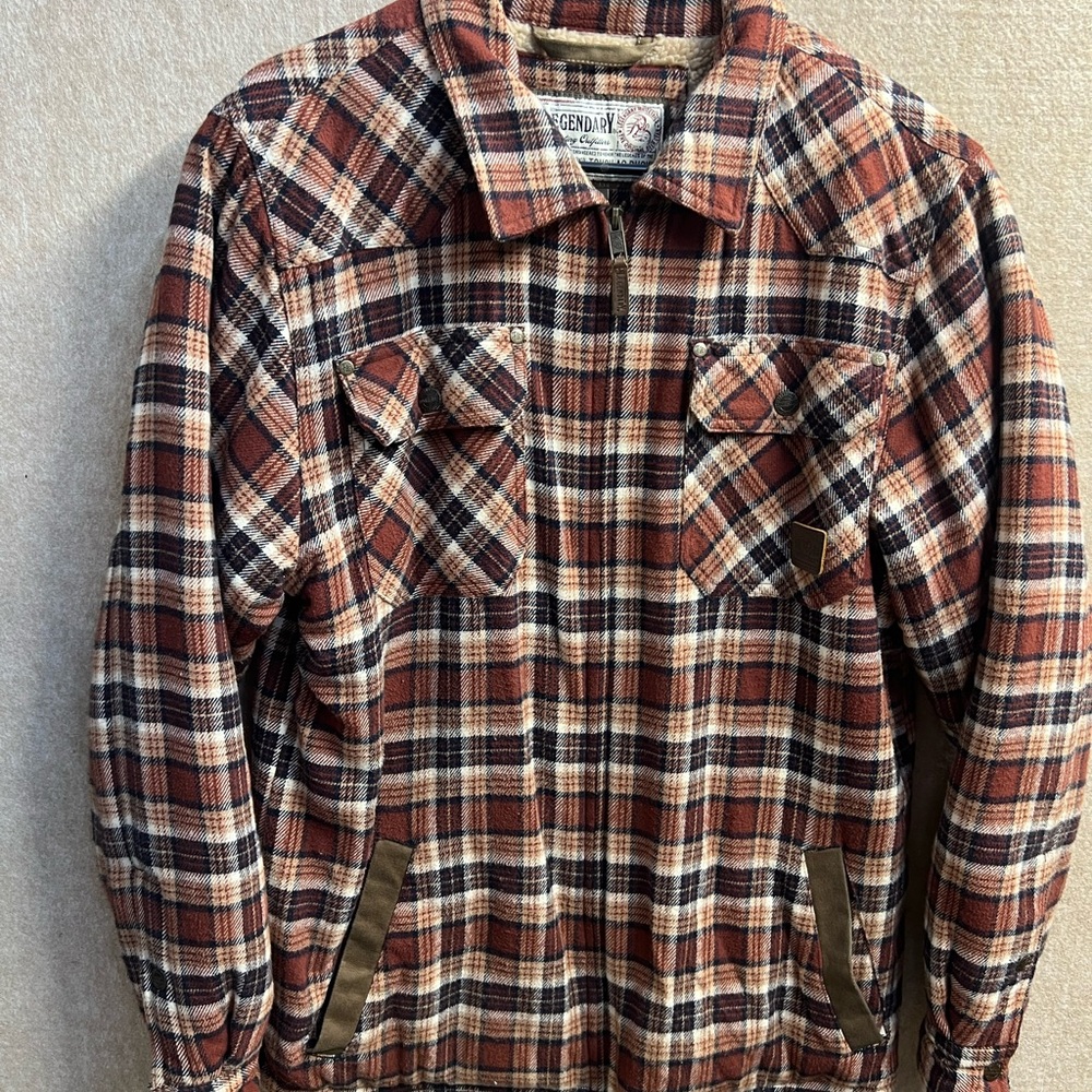 Legendary Plaid Jacket Sherpa lined